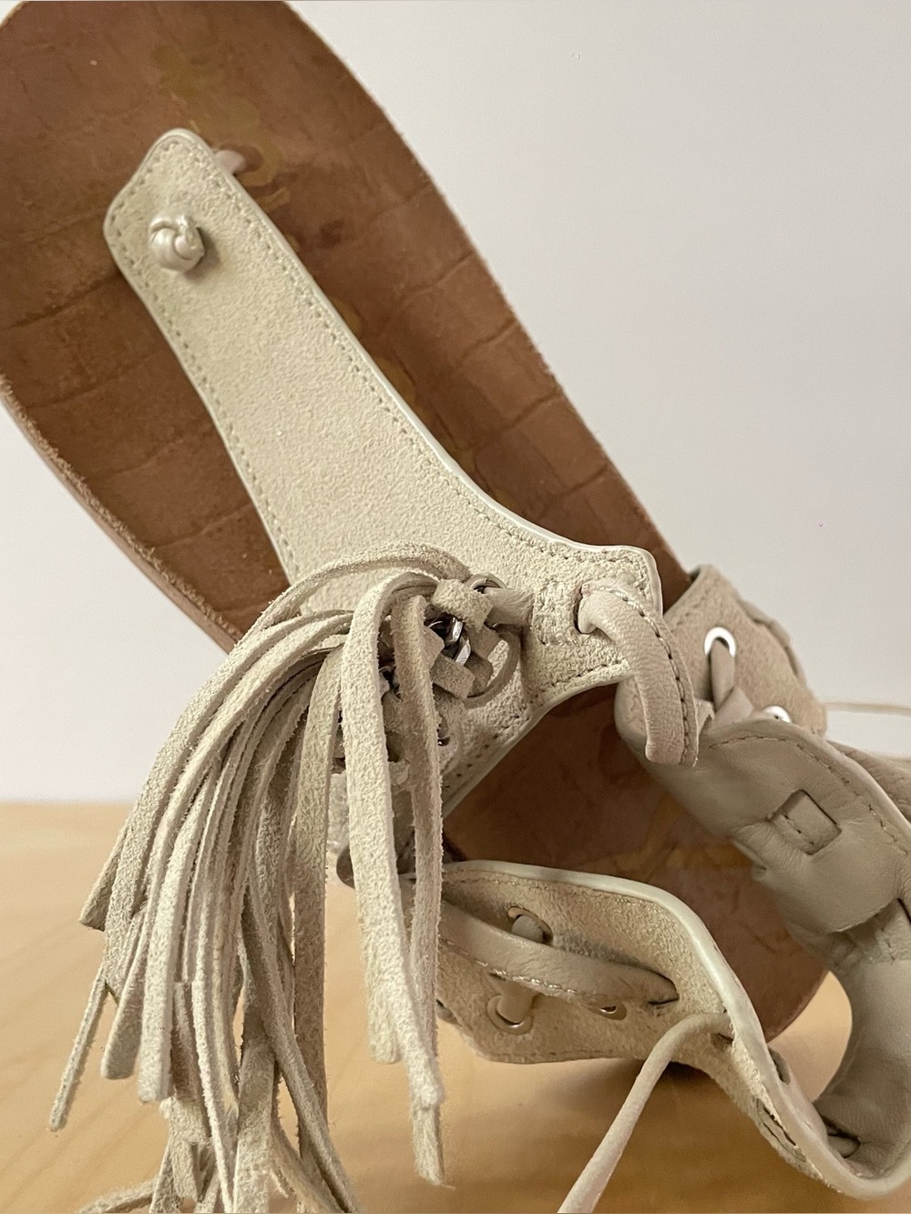 Sam Edelman Kyra fringe lace-up sandals | US 6M - Picture 8 of 9